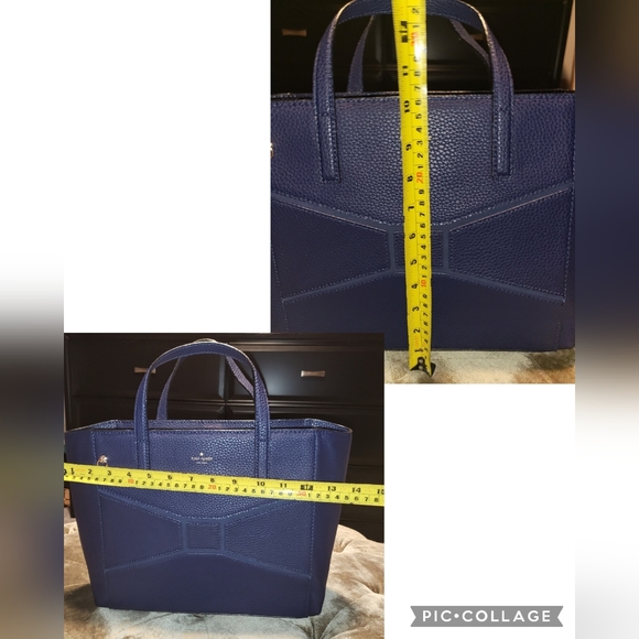 NWOT Authentic Kate Spade Pebbled Leather Bag - Picture 7 of 9